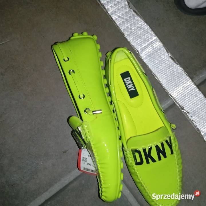 Seledynowe mokasyny damskie DKNY inna Jelenia Góra