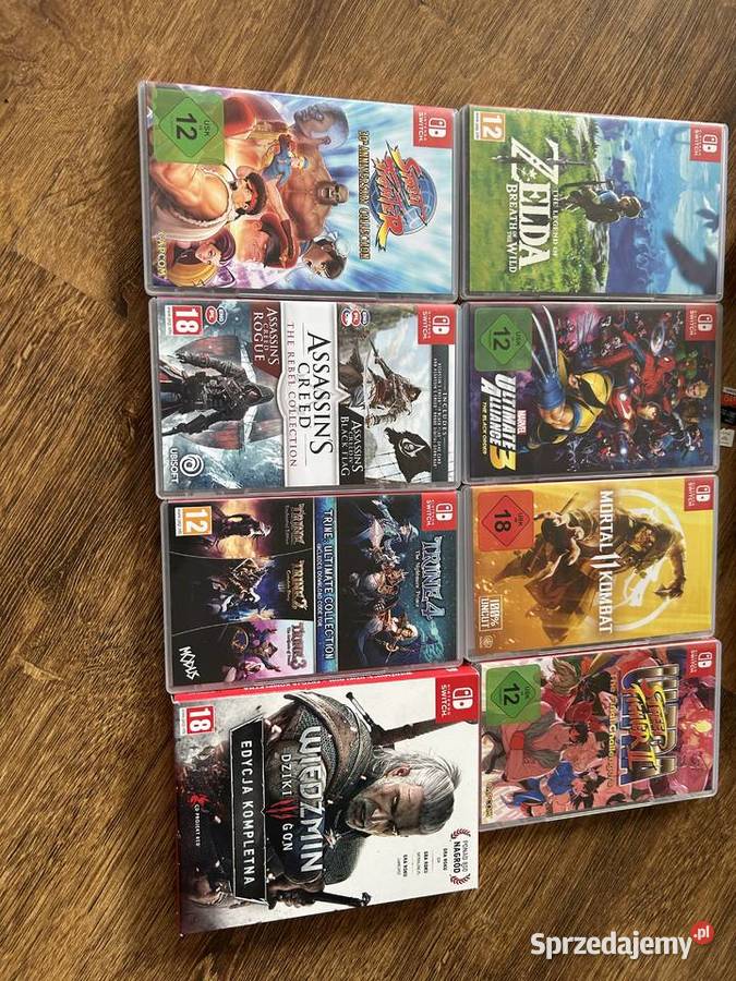 Konsola Nintendo switch wiele gier gadżety Konsole i automaty Wolin