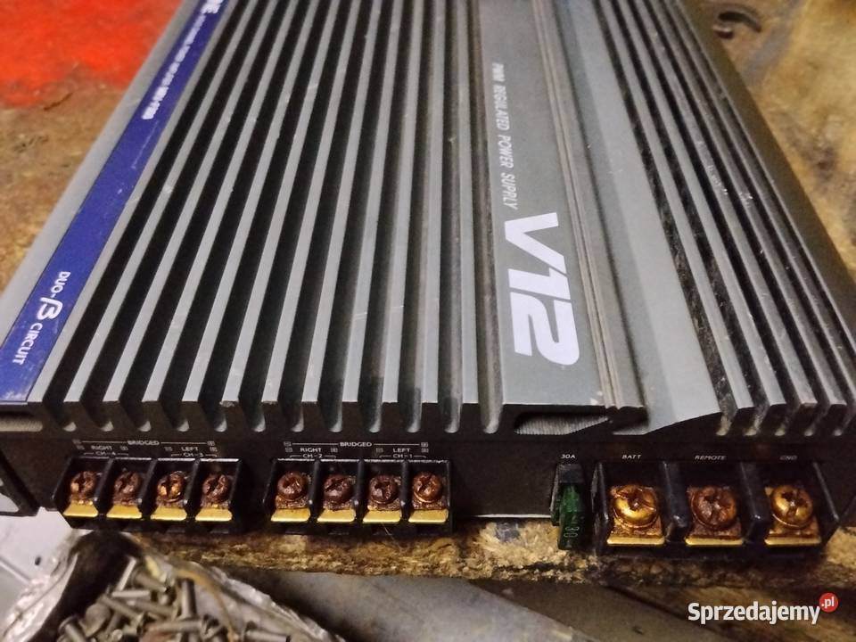 Wzmacniacz samochodowy Alpine v12 Jawor