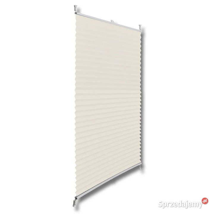 Roleta plisowana kremowa 80x125 WM240634 mazowieckie
