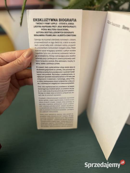 Biografia Steve Jobs książka Warszawa