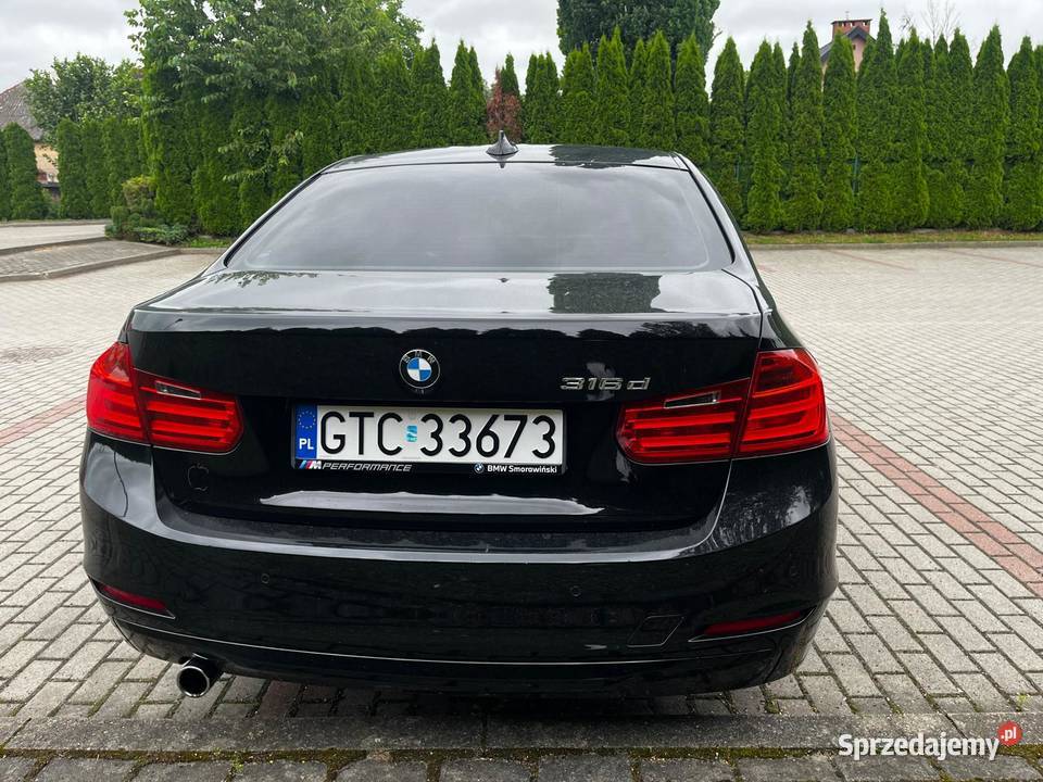BMW F30 316D automat prywatne 2000cm3 Subkowy
