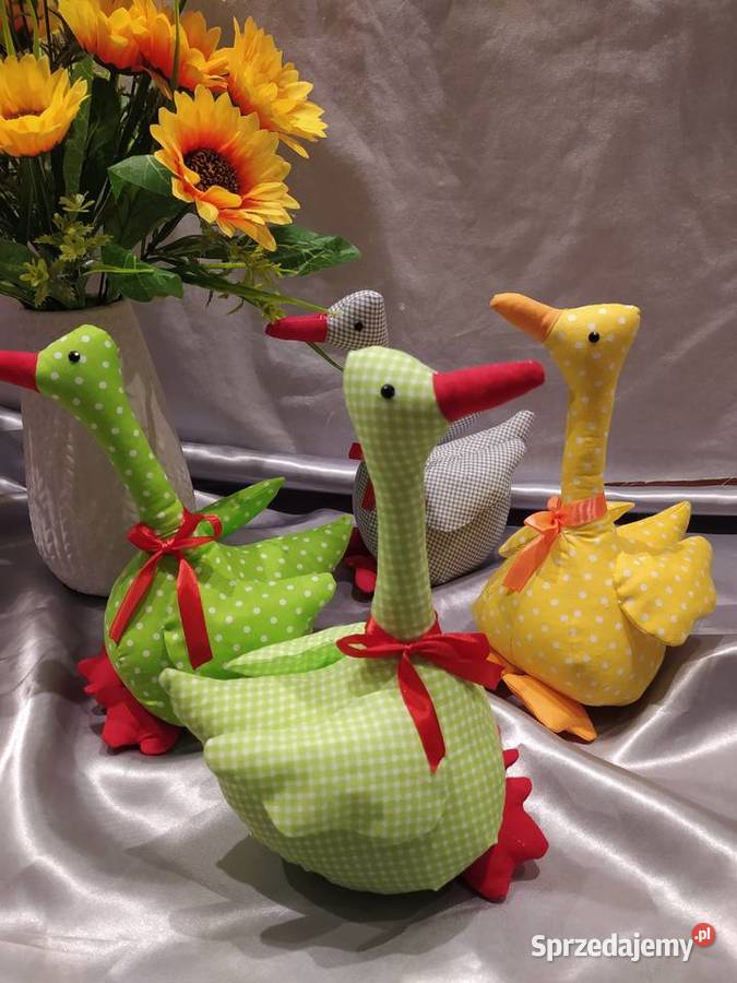 Gąski szyte ozdoby wielkanocne dekoracje wnętrz Sędziszów Małopolski sprzedam