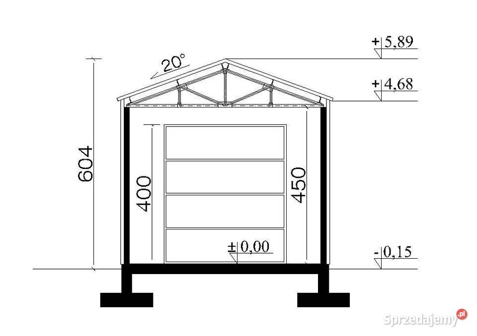 Hala Stalowa z Kratownicą Projekty HS 6x20 Pozostałe małopolskie Kraków