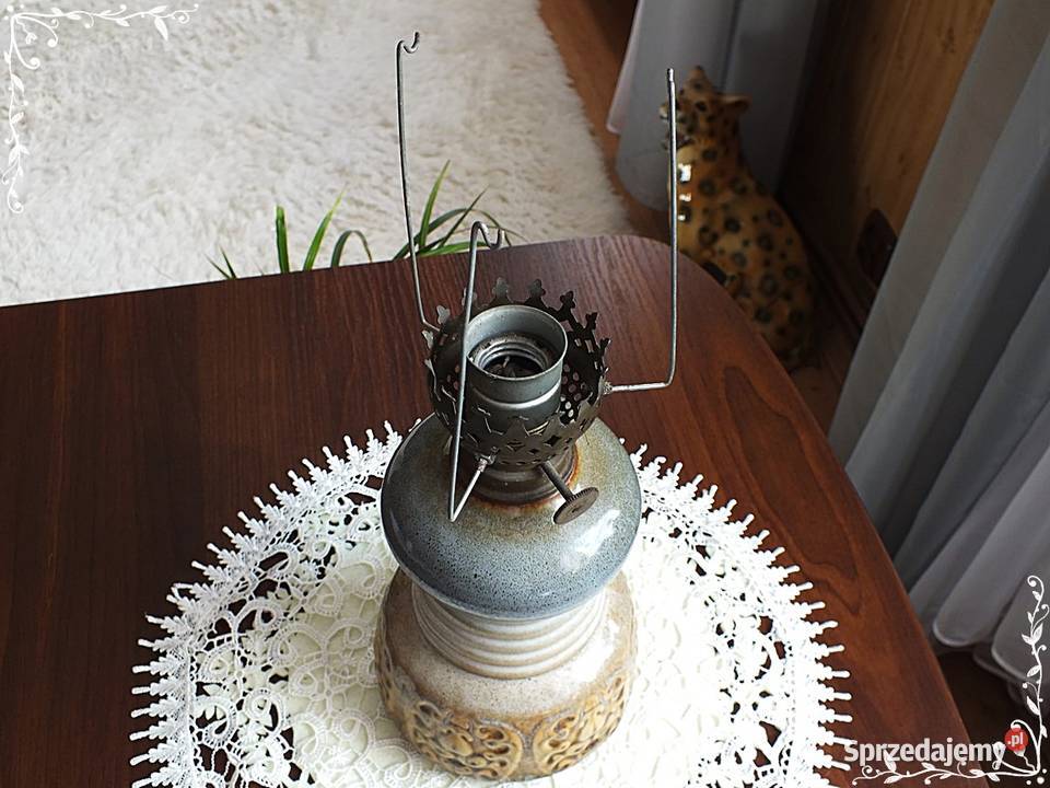 Stara lampa Mysłakowice Polam G10 Oprawa PRL lat Żary