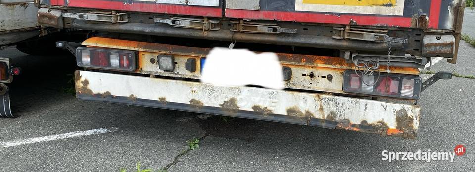 Części naczepa KRONE zderzak rowerówki osie itd dolnośląskie