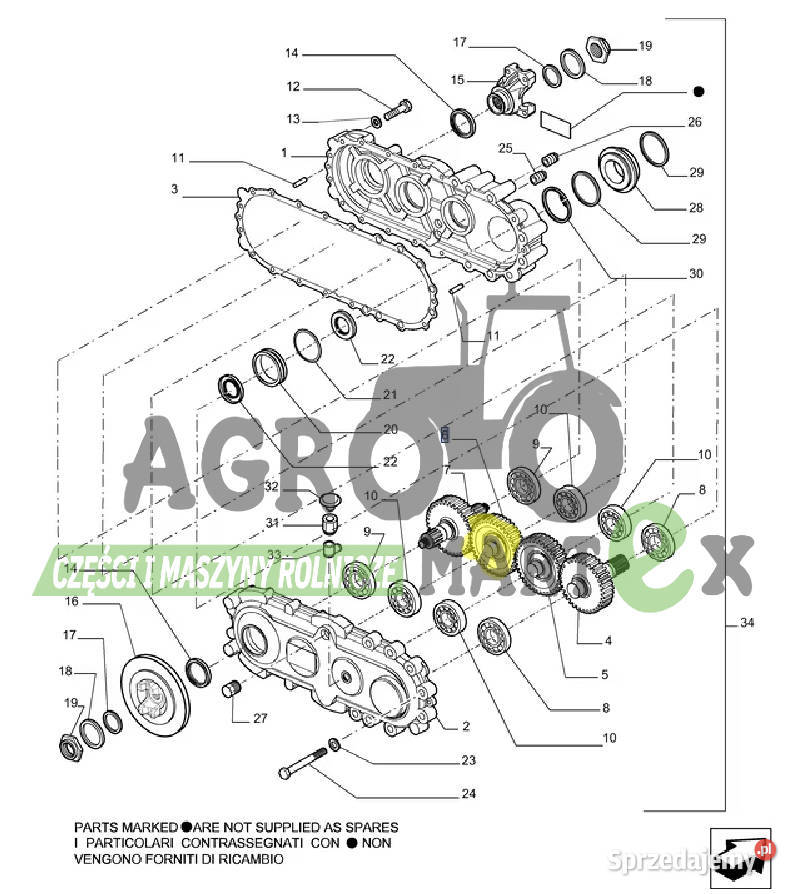 76086299 KOŁO ZĘBATE CNH dolnośląskie Wichrów