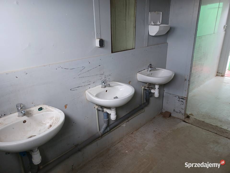KONTENER SANITARNY 2x KABINA WC 3x UMYWALKA 2x Biznes i Przemysł Wrocław