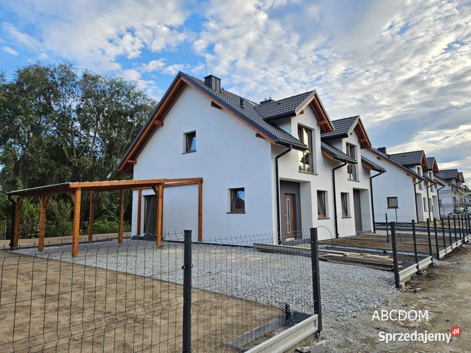 Nowy wykończończony dom 5 pokoi działka 47 ara dachówka Kobylany