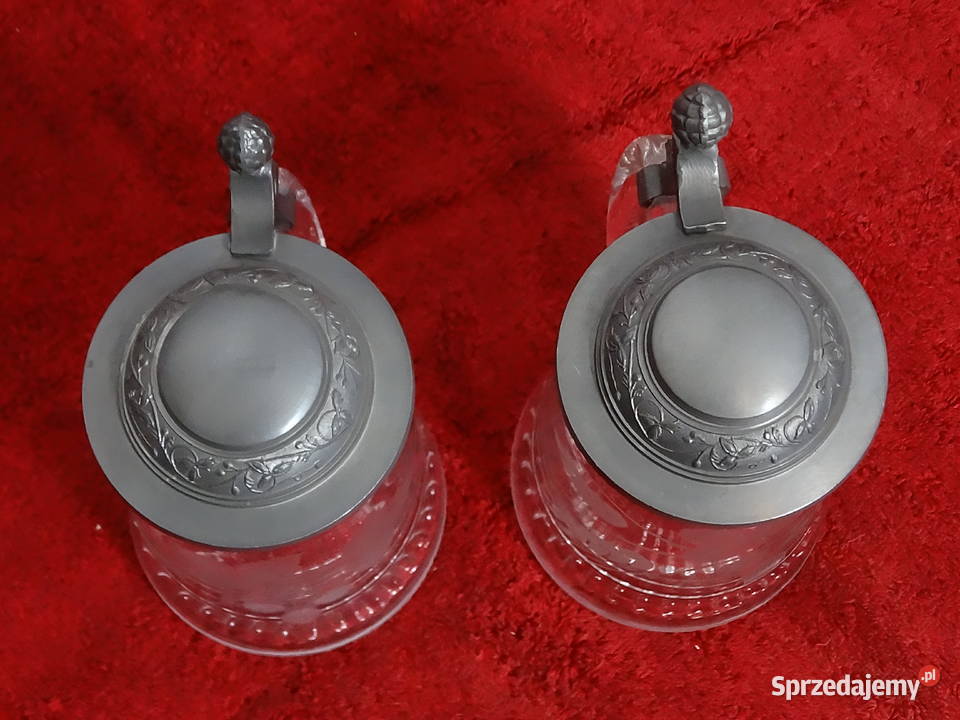 Eleganckie dwa kufle piwne o pojemności 450 ml Biłgoraj sprzedam