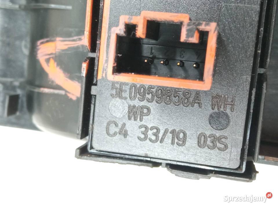 PRZEŁĄCZNIK SZYB PRZÓD LEWY PRAWY E0959858A