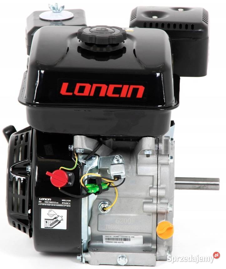 SILNIK LONCIN G200FAS SPALINOWY BENZYNOWY 65 WAŁ Pozostałe