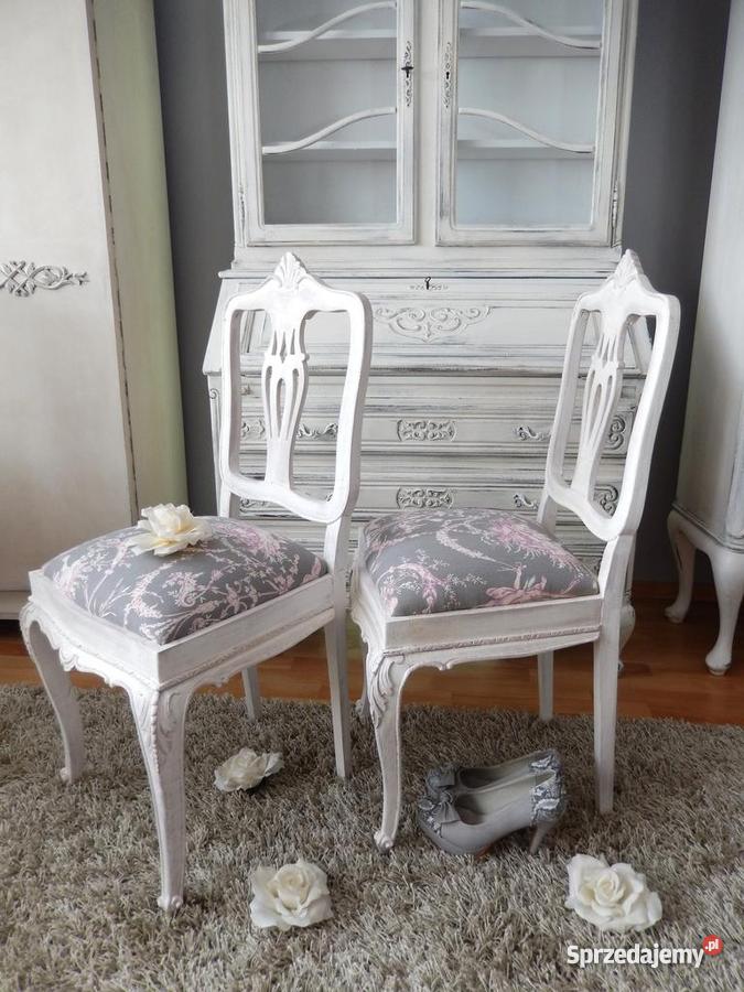 krzesło krzesła shabby chictoilescenki rodzajowe Meble Lubin