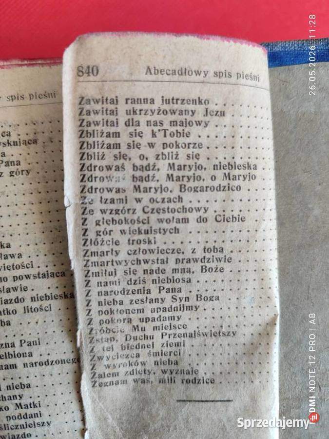Skarbiec modlitw i pieśni wyd 3 Katowice 1948 r