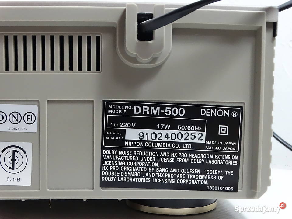 Magnetofon kasetowy Denon DRM500 Stereo Cassette lubelskie