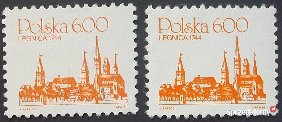 L Znaczki polskie 1981 kwartał II