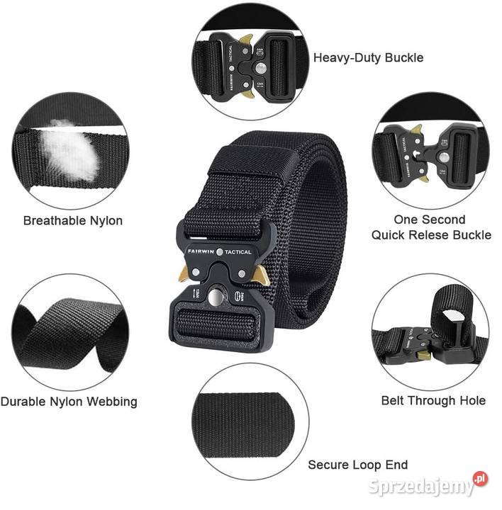 PASEK Taktyczny Militarny Wojskowy Czarny Pas Nowy Sącz sprzedam