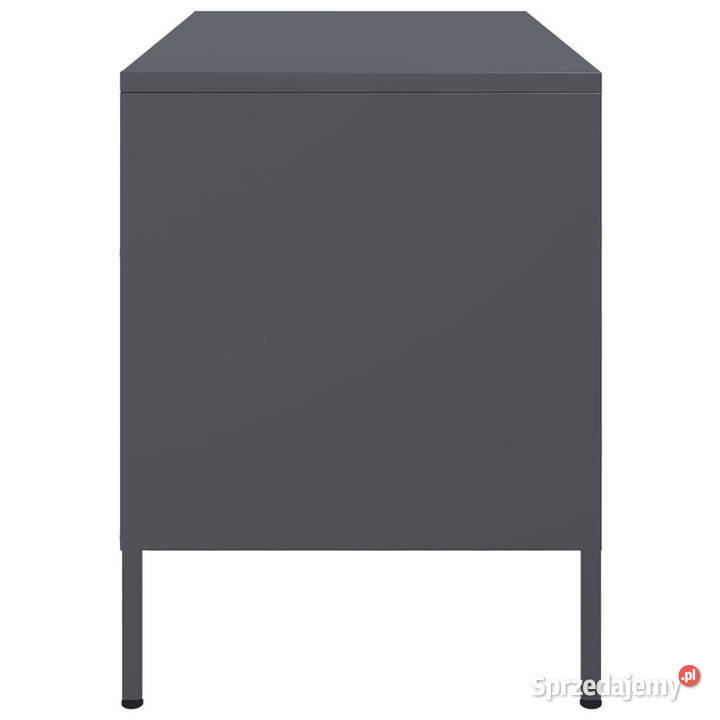 Szafki pod TV 2 antracytowe 68x39x505 stalowe mazowieckie Warszawa