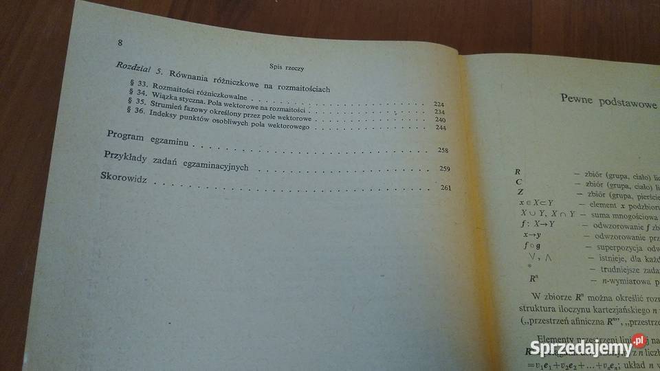 Równania różniczkowe zwyczajne W I Arnold Gdańsk