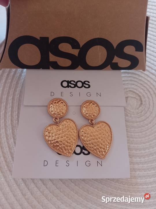 ASOS Ekskluzywne Kolczyki z Londynu serca NOWE Kraków