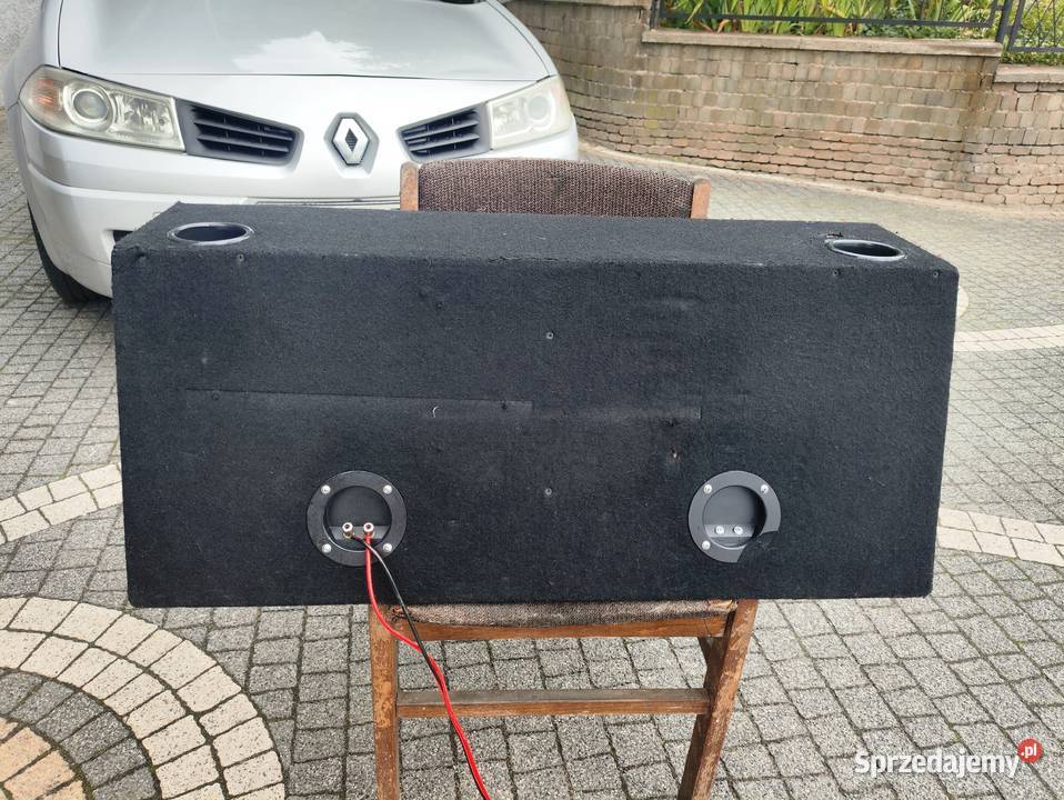 Skrzynia bassowa basowa tuba subwoofer dual 2x śląskie Niegowonice