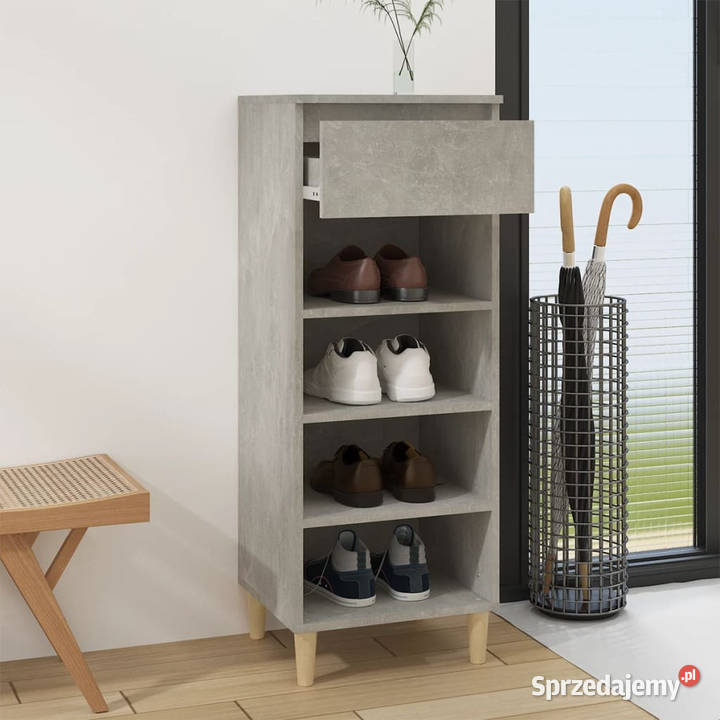 Szafka na buty szarość betonu 40x36x105 WM819776 mazowieckie