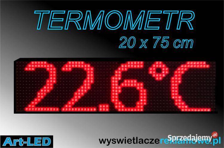 Termometr przemysłowy LED 20x75 Kłaj