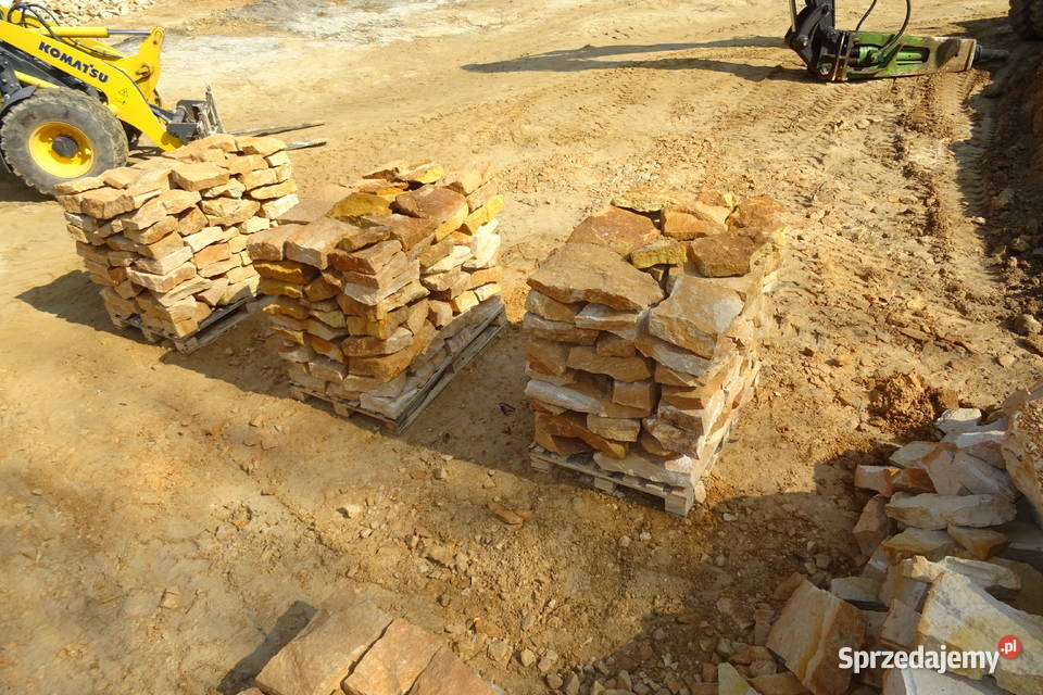 Płaski kamień ogrodowy na skarpy do ogrodu Radomsko