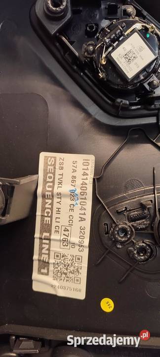 SKODA KAROQ BOCZEK DRZWI LEWY TYŁ 57A867023CE