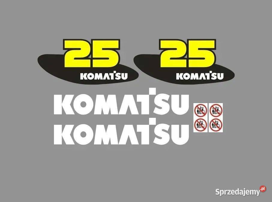 Naklejki oklejenie KOMATSU 25 Zamiennik Karoseria sprzedam