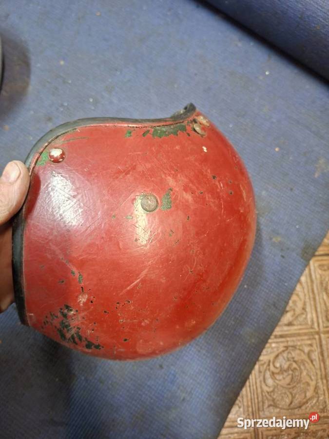 Kask PRL Wsk Wfm SHL Junak Romet Komar Motorynka Części i akcesoria motocyklowe