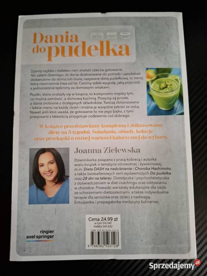 Dania do Pudełka Joanna Żółciewska Dieta Mapy i przewodniki Warszawa