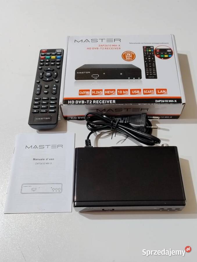 Tuner DVBT2 Master ZAP2610 MHX Komplet Tunery Witnica