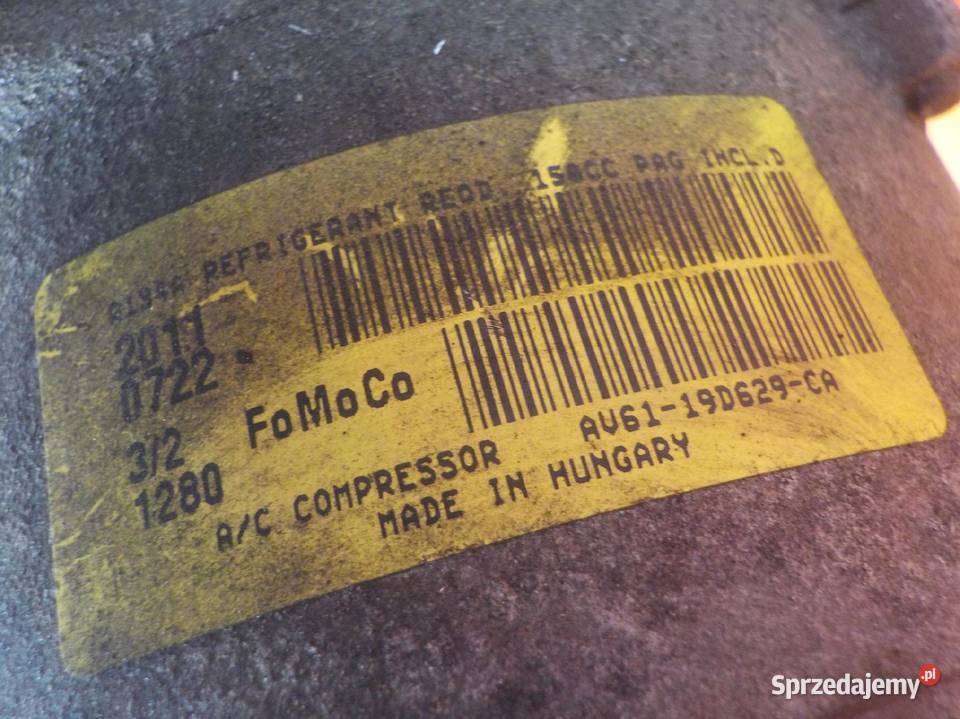 FOCUS MK3 II 16 VTI 11r 125 PNDA sprezarka Kompresory klimatyzacji Suków