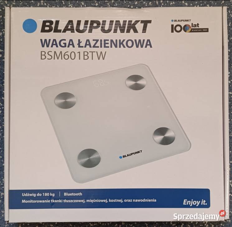 BLAUPUNKT waga łazienkowa BSM601BTW NOWA Ełk