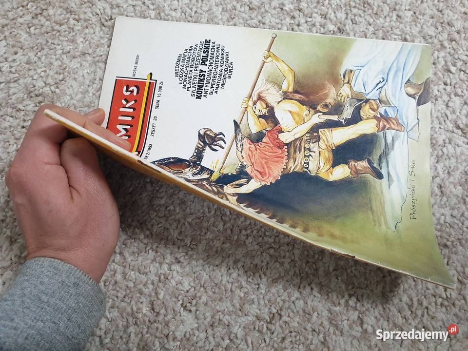 Komiks Fantastyka 21993 Wiedźmin i inne komiksy Polskie Gdynia