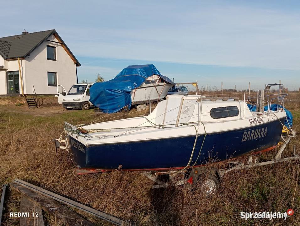 łódź boot Jachcik zaglowy motorowy 55m kujawsko-pomorskie Bydgoszcz