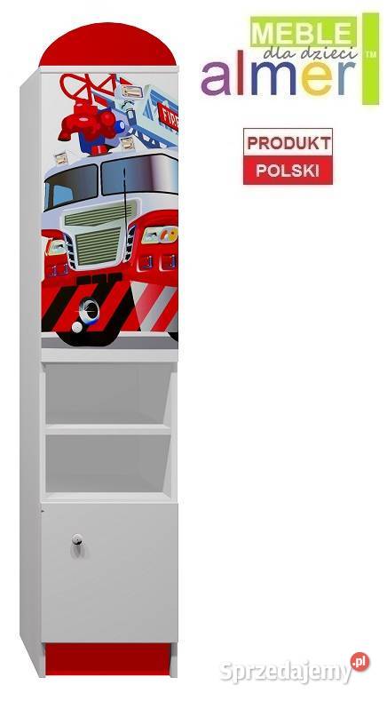 STRAŻ POŻARNA 13 N3 regał dziecięcy 40x40 w190 Gorlice