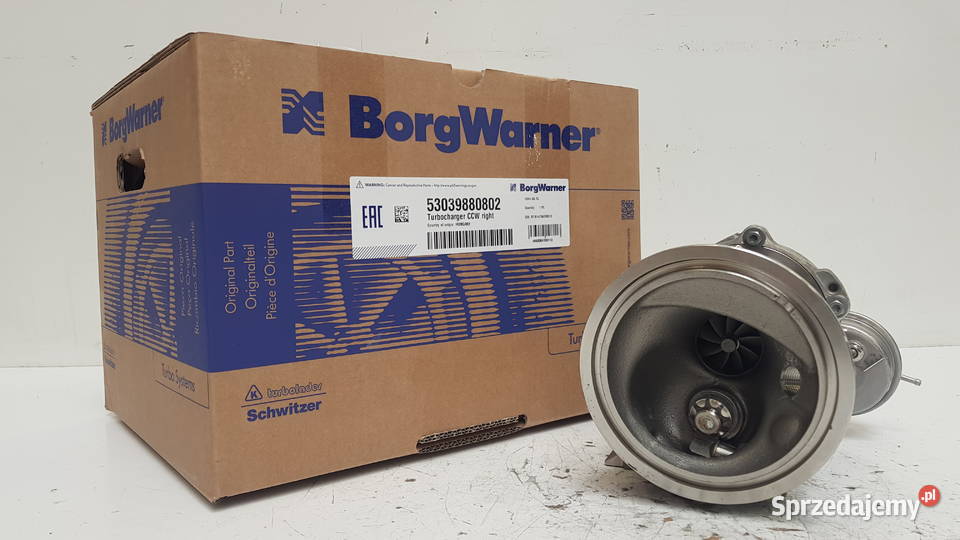 Nowa turbosprężarka BorgWarner KKK 53039880802
