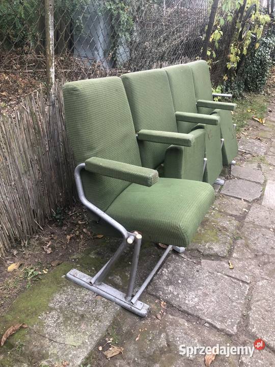 Fotele kinowe konferencyjne PRL Konstantynów Łódzki