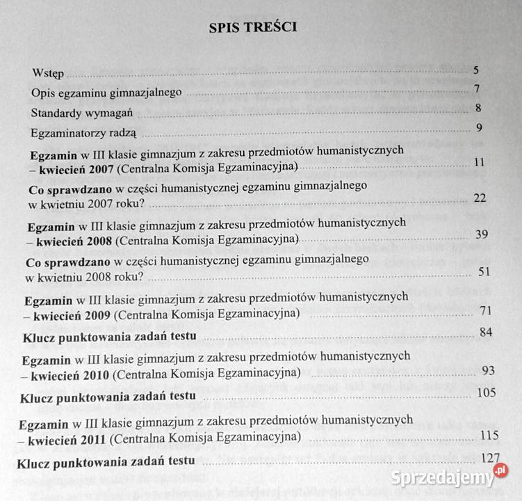 Egzamin Gimnazjalny Blok Humanistyczny