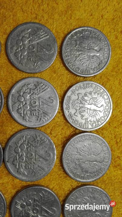 2 złote PRL z 1958 roku 10 dostępne 120 Pobiedziska sprzedam