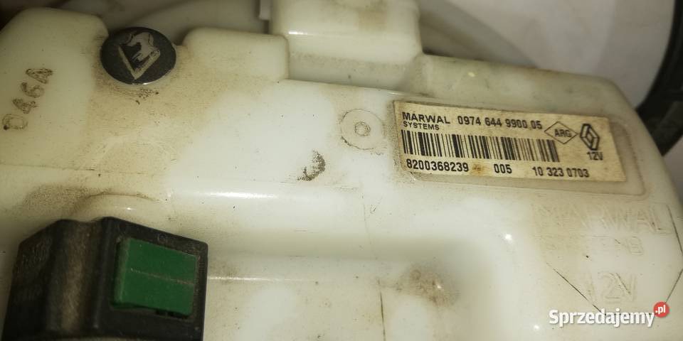 pompa paliwa 1216V 8200368239 Renault Twingo 2 Pompy paliwa Motoryzacja Piotrków Trybunalski