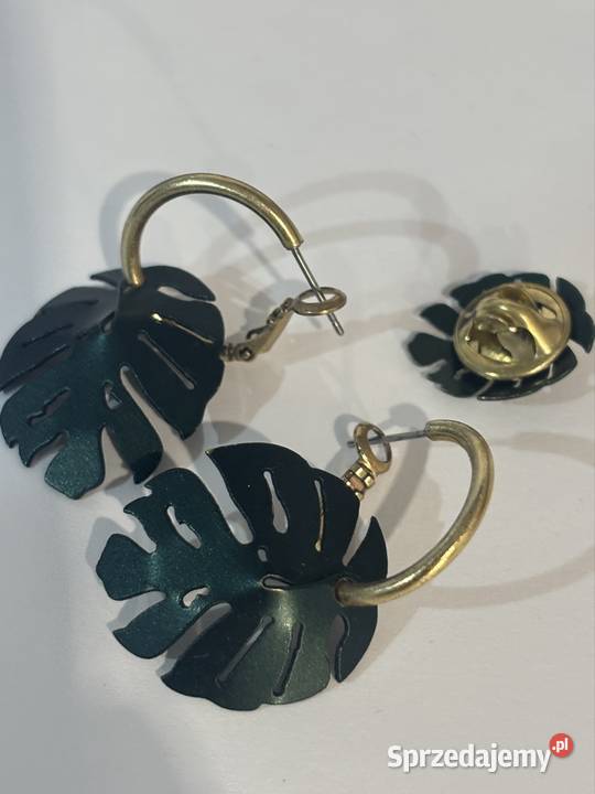 Kolczyki i pin Plantis Orska Zegarki i Biżuteria Bydgoszcz