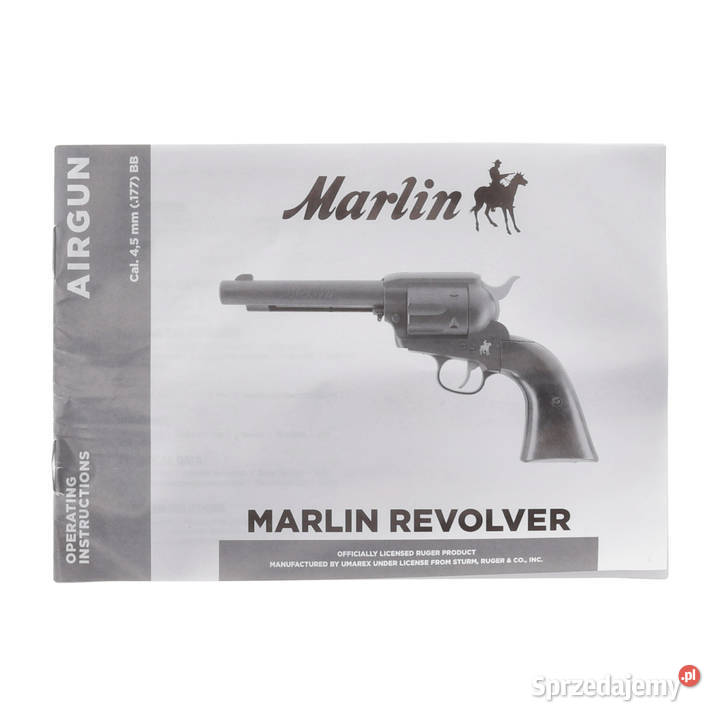 Rewolwer wiatrówka Marlin 45 mm BB Sporty strzeleckie i myślistwo Warszawa