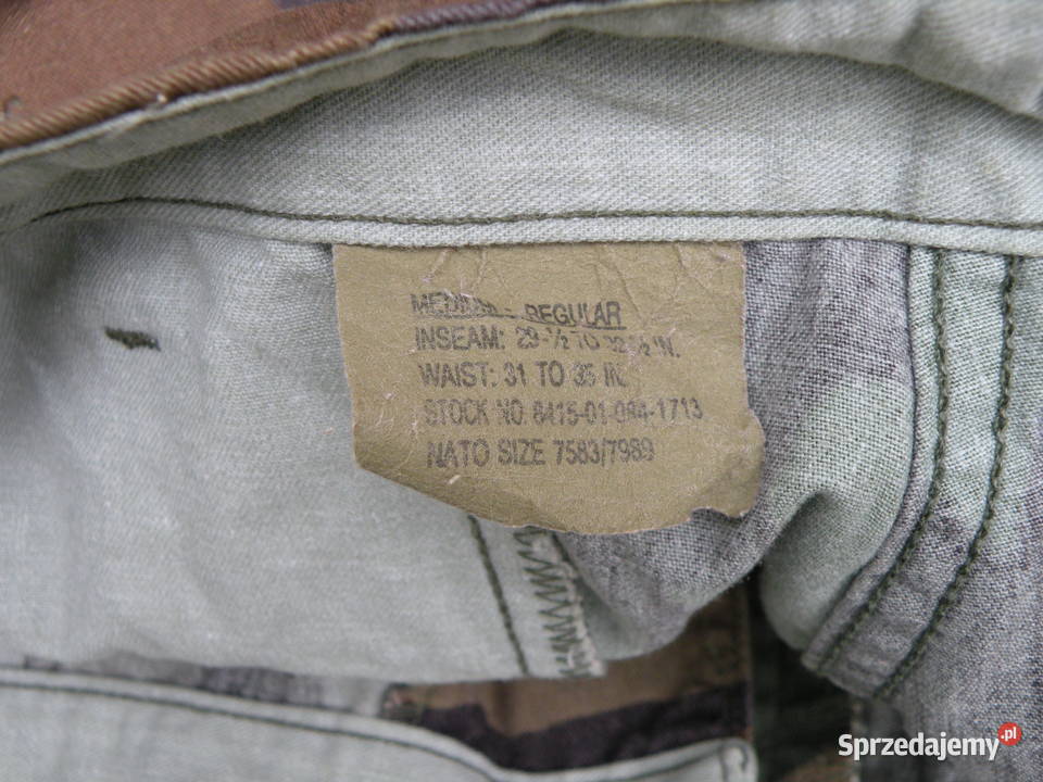 Spodnie bdu woodland medium regular NYCO 90r