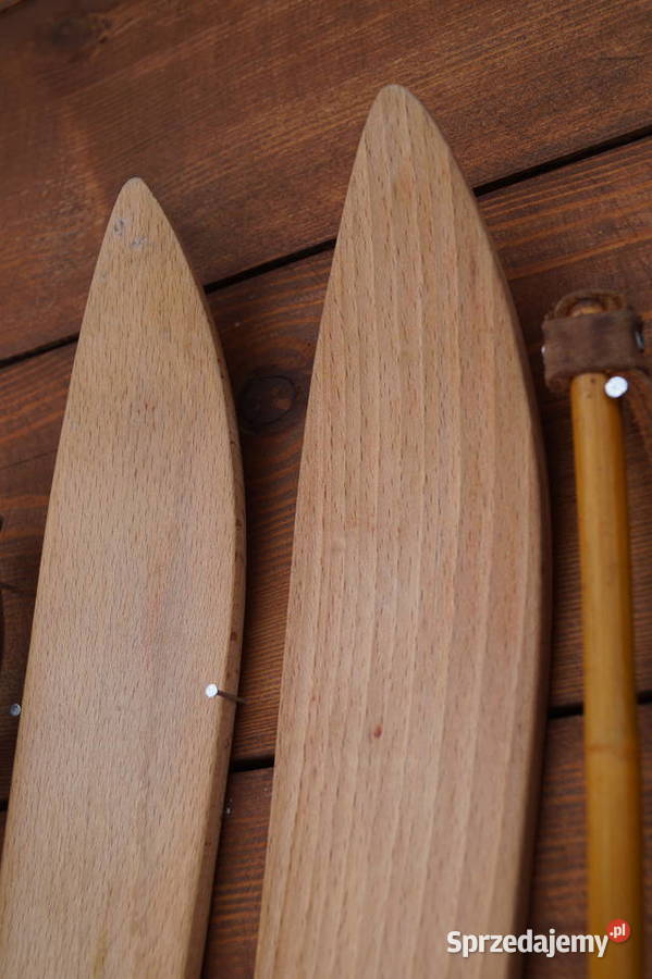 Stare narty dziecięce 100 kijki Pruchnik