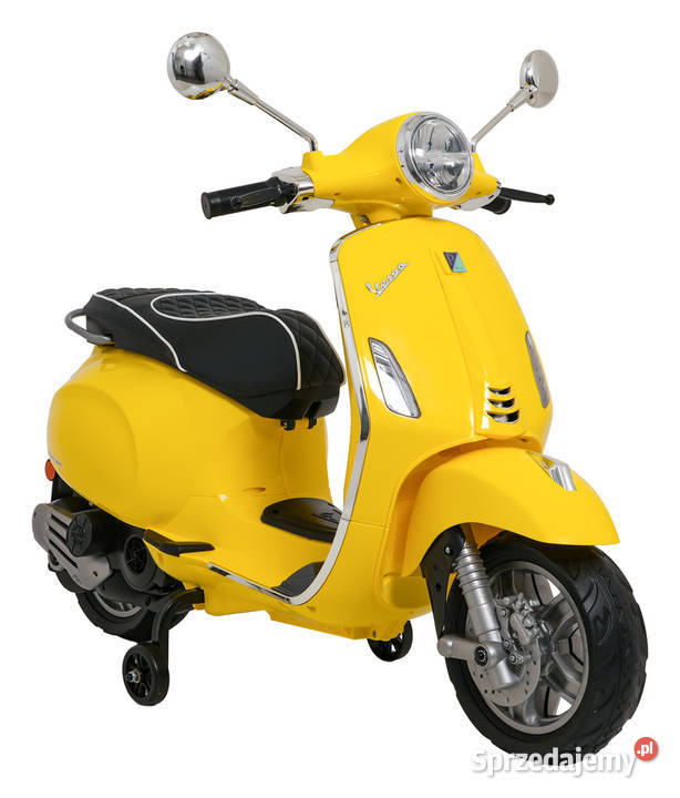 Pojazd Skuter Vespa ROMA Żółty autko auto świętokrzyskie