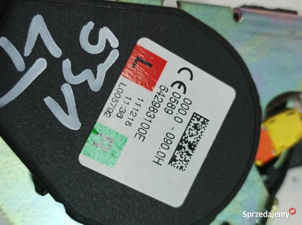 PAS BEZPIECZEŃSTWA LEWY TYŁ KANAPY 642983100E sprzedam