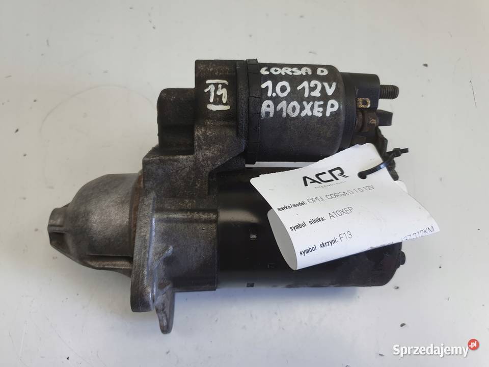 ROZRUSZNIK Opel Corsa D 10 12V ROZRUSZNIK bosch Chełm